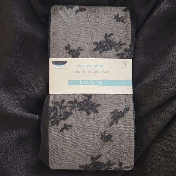 NWT- Old Navy Floral women tights - Picture 1 of 7